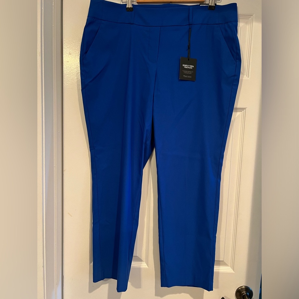 Polished twill pant